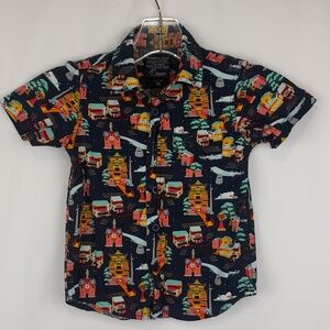 Spirited Away Studio Ghibli Short Sleeve Button Up All Over Print